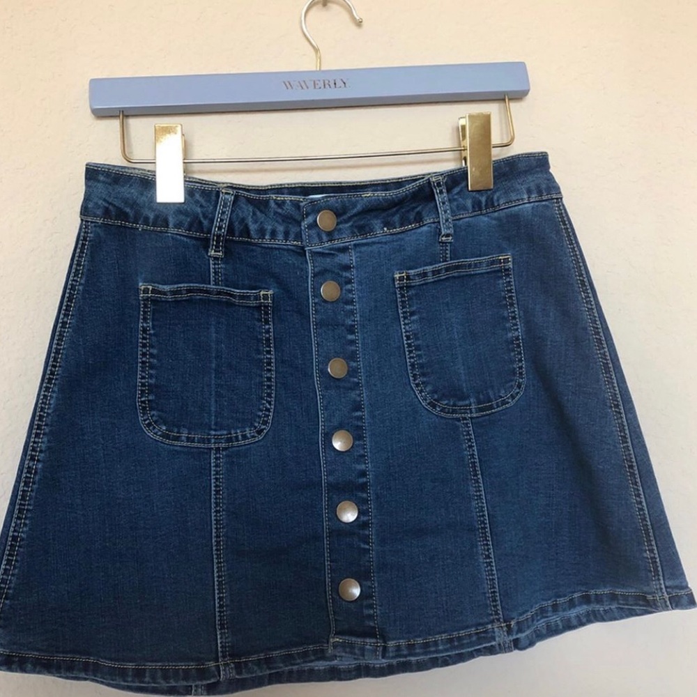jean skirt